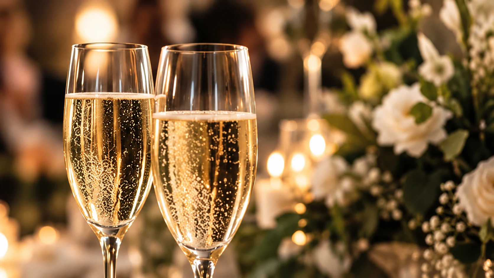 Champagne bij een feestelijke ontvangst